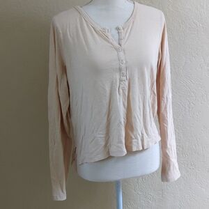 Cream/Light Tan Aerie top